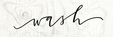 Wash White Modern Wood Framed Art Print with Double Matting by Wieners, Valerie