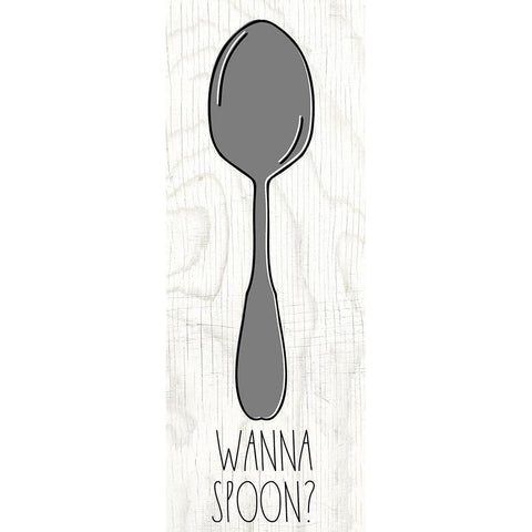 Spoon Gold Ornate Wood Framed Art Print with Double Matting by Wieners, Valerie