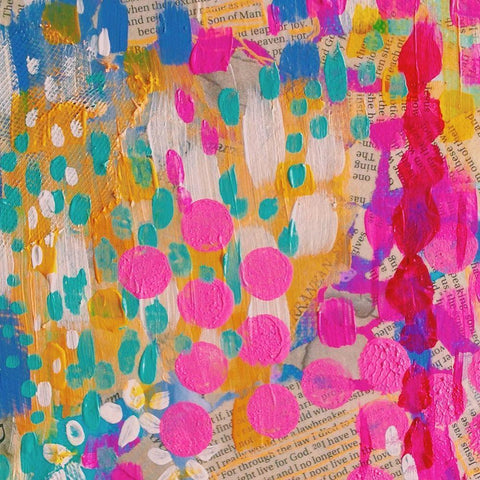 Cheer II Gold Ornate Wood Framed Art Print with Double Matting by Wieners, Valerie