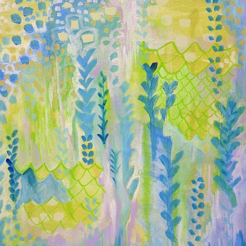 Mermaid Feel II Gold Ornate Wood Framed Art Print with Double Matting by Wieners, Valerie