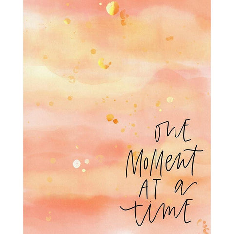 One Moment White Modern Wood Framed Art Print by Wieners, Valerie