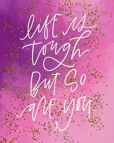 Life   White Modern Wood Framed Art Print with Double Matting by Wieners, Valerie