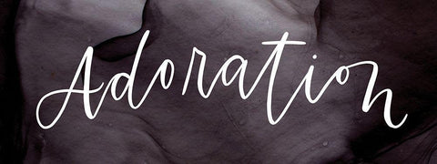 Adoration White Modern Wood Framed Art Print with Double Matting by Wieners, Valerie