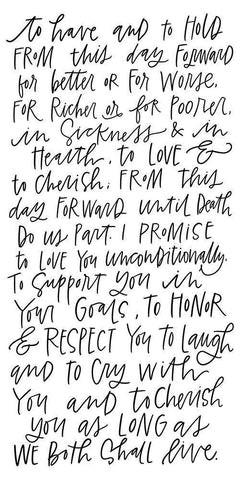 To Have and To Hold White Modern Wood Framed Art Print with Double Matting by Wieners, Valerie