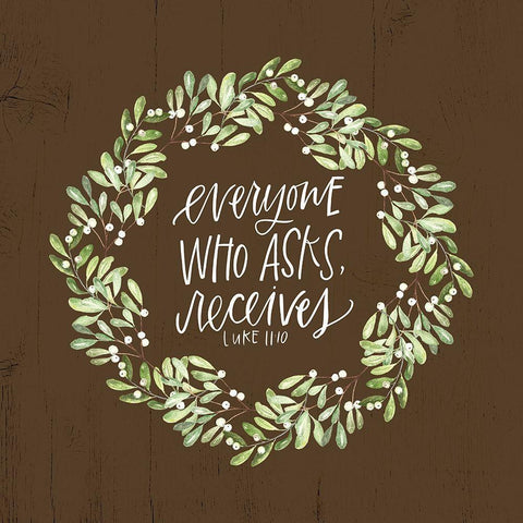 Everyone White Modern Wood Framed Art Print by Wieners, Valerie