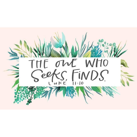 Find Seeks White Modern Wood Framed Art Print by Wieners, Valerie