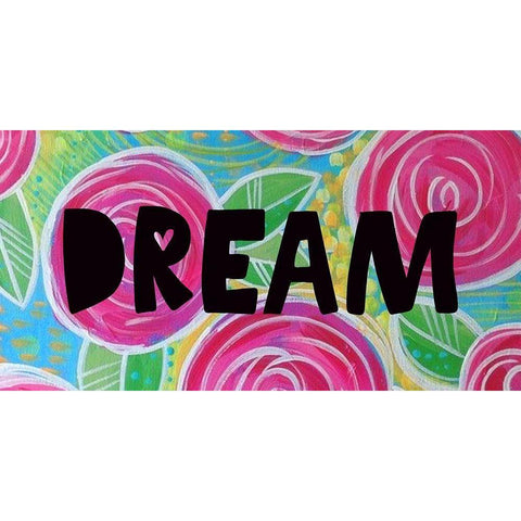 Dream Black Modern Wood Framed Art Print by Wieners, Valerie