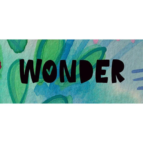 Wonder Gold Ornate Wood Framed Art Print with Double Matting by Wieners, Valerie