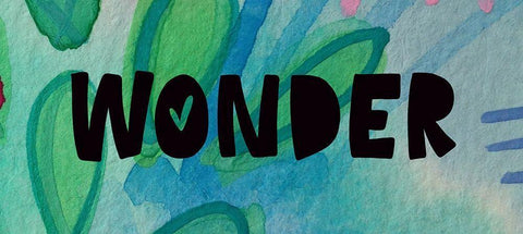 Wonder White Modern Wood Framed Art Print with Double Matting by Wieners, Valerie