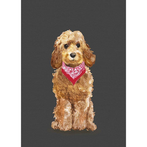 Ban Black Modern Wood Framed Art Print by Wieners, Valerie