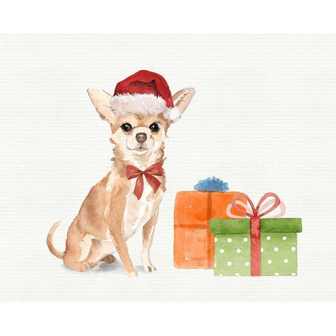 Chi White Modern Wood Framed Art Print by Wieners, Valerie