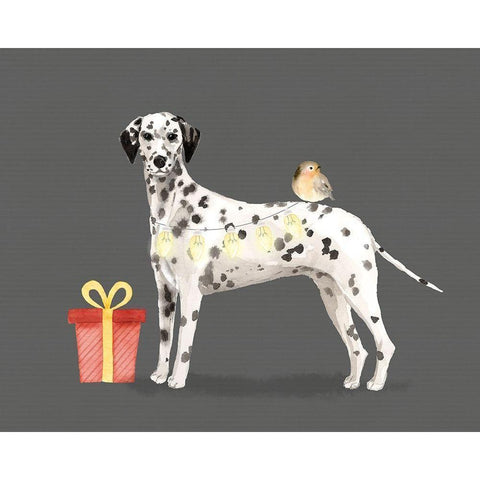 Dal Black Modern Wood Framed Art Print with Double Matting by Wieners, Valerie