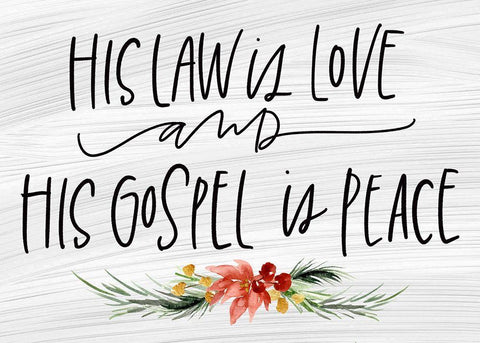 Law Is White Modern Wood Framed Art Print with Double Matting by Wieners, Valerie