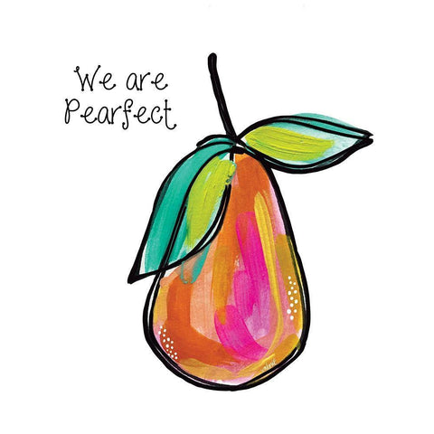 Pearfect Black Ornate Wood Framed Art Print with Double Matting by Wieners, Valerie