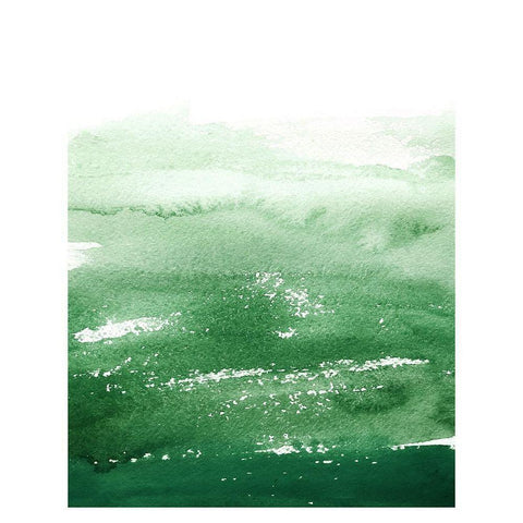 Green White Modern Wood Framed Art Print by Wieners, Valerie