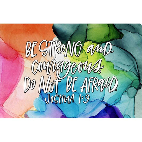 Be Strong Black Modern Wood Framed Art Print by Wieners, Valerie