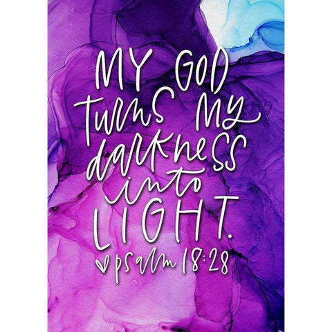 My God Black Modern Wood Framed Art Print by Wieners, Valerie