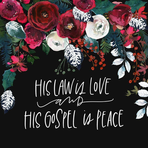 Gospel White Modern Wood Framed Art Print by Wieners, Valerie