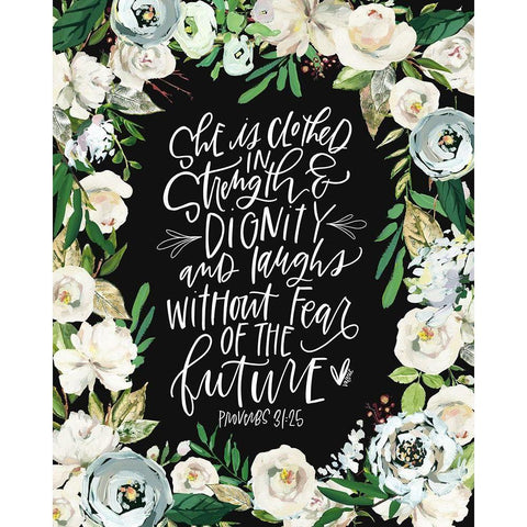 She is Clothed Black Modern Wood Framed Art Print by Wieners, Valerie