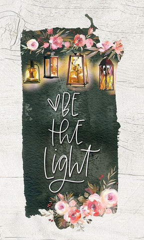 Be the Light Black Ornate Wood Framed Art Print with Double Matting by Wieners, Valerie