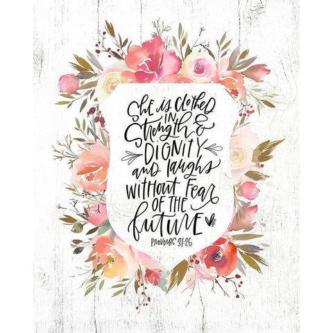 She is Clothed II Black Modern Wood Framed Art Print by Wieners, Valerie