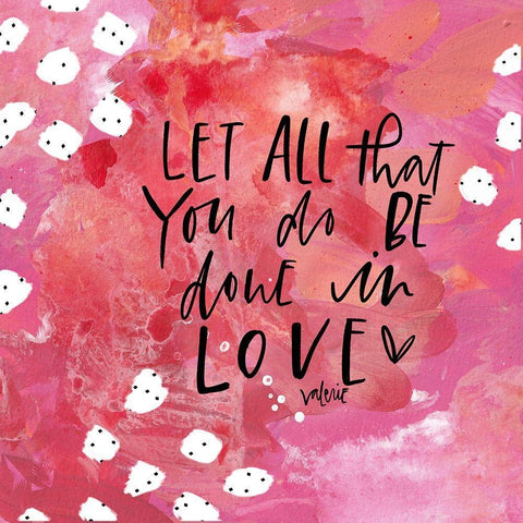 Let All You Do White Modern Wood Framed Art Print with Double Matting by Wieners, Valerie