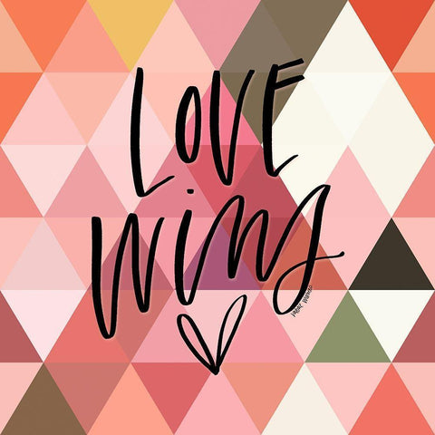 Love Wins Gold Ornate Wood Framed Art Print with Double Matting by Wieners, Valerie