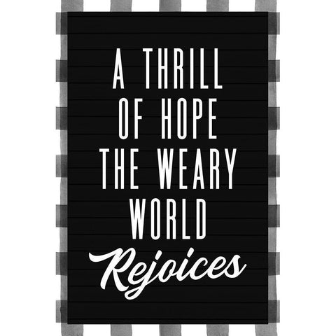 Thrill of Hope Gold Ornate Wood Framed Art Print with Double Matting by Wieners, Valerie