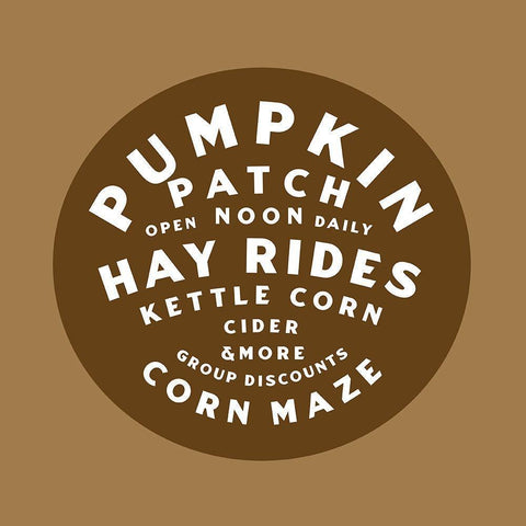 Pumpkin Patch Black Modern Wood Framed Art Print by Wieners, Valerie