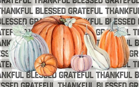 Pumpkin Pillow II Black Ornate Wood Framed Art Print with Double Matting by Wieners, Valerie