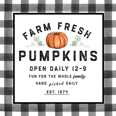 Farm Fresh Black Ornate Wood Framed Art Print with Double Matting by Wieners, Valerie