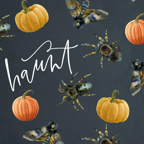 Haunt Gold Ornate Wood Framed Art Print with Double Matting by Wieners, Valerie