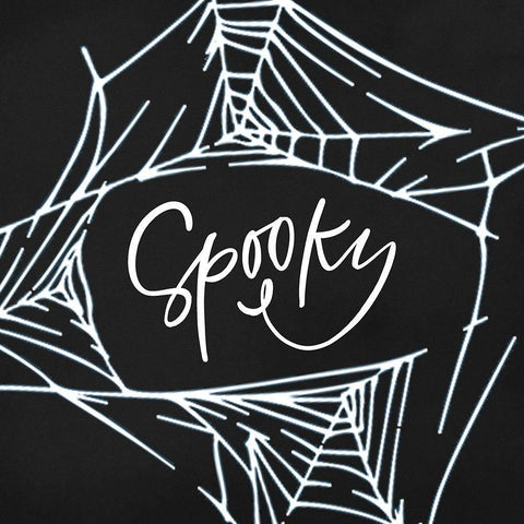 Spooky Black Modern Wood Framed Art Print with Double Matting by Wieners, Valerie