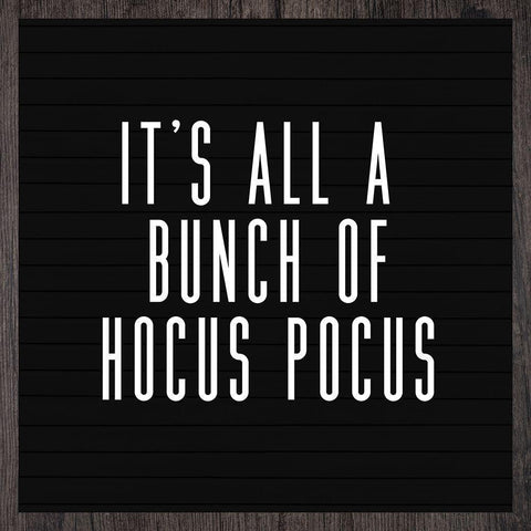 Hocus Pocus White Modern Wood Framed Art Print by Wieners, Valerie
