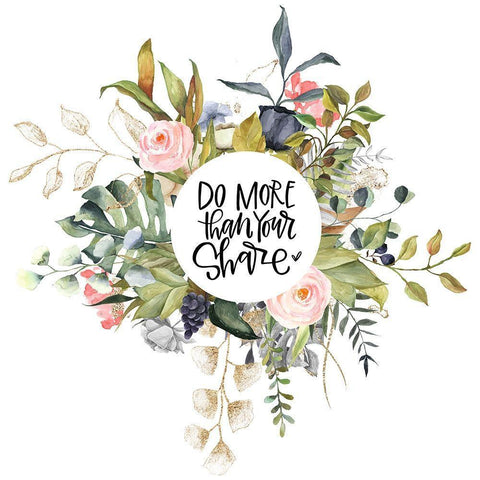 Easter Wreath White Modern Wood Framed Art Print with Double Matting by Wieners, Valerie