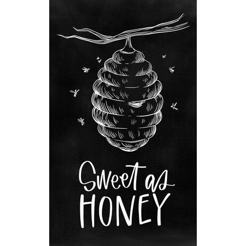 Bee Hive Gold Ornate Wood Framed Art Print with Double Matting by Wieners, Valerie