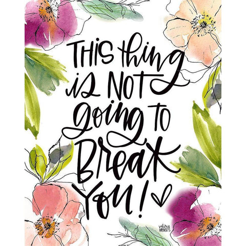 This Thing Black Modern Wood Framed Art Print with Double Matting by Wieners, Valerie