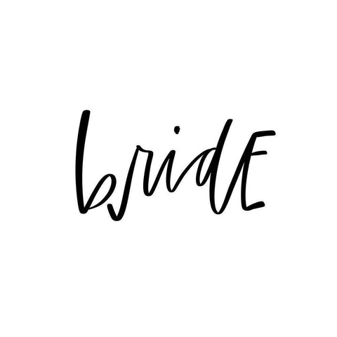 Bride Black Modern Wood Framed Art Print by Wieners, Valerie