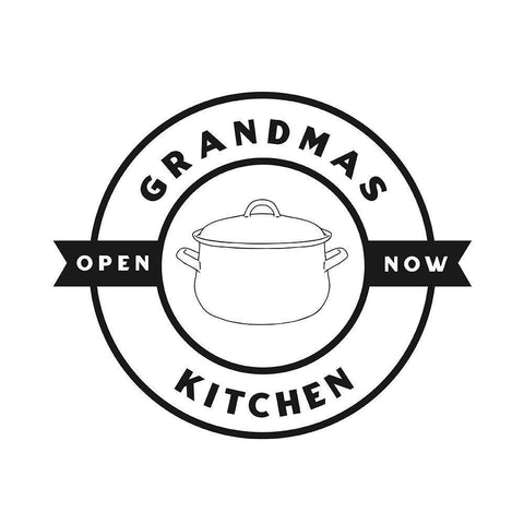 Grandmas Kitchen White Modern Wood Framed Art Print by Wieners, Valerie