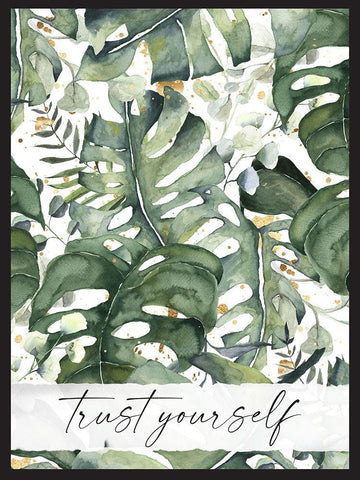 Self Care White Modern Wood Framed Art Print with Double Matting by Wieners, Valerie