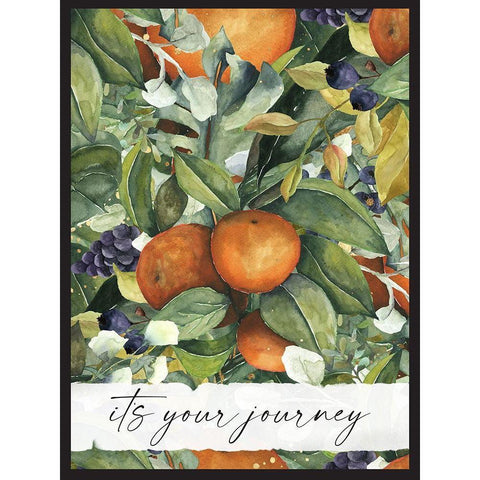 Journey Black Modern Wood Framed Art Print by Wieners, Valerie