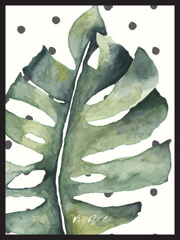 Move White Modern Wood Framed Art Print with Double Matting by Wieners, Valerie