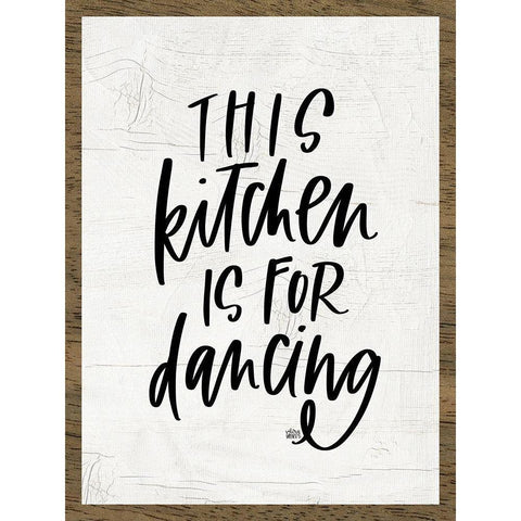 Kitchen Dance Black Modern Wood Framed Art Print with Double Matting by Wieners, Valerie