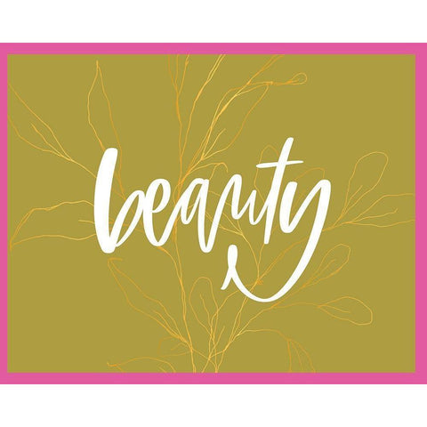 Beauty Black Modern Wood Framed Art Print by Wieners, Valerie