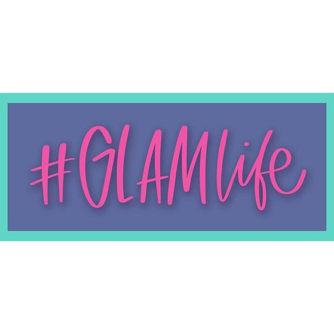 #glamlife White Modern Wood Framed Art Print by Wieners, Valerie