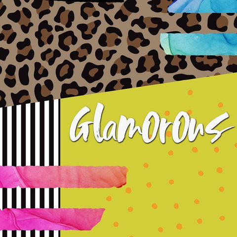 Glamorous Black Modern Wood Framed Art Print with Double Matting by Wieners, Valerie