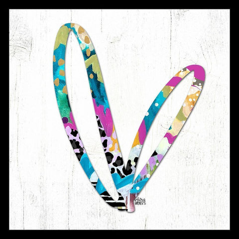 Heart White Modern Wood Framed Art Print by Wieners, Valerie