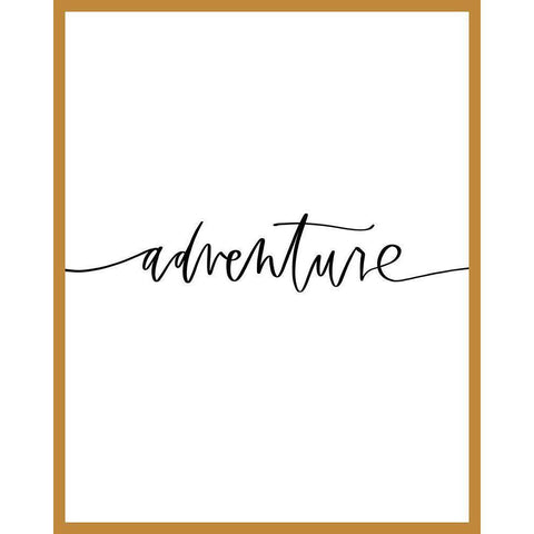 Adventure White Modern Wood Framed Art Print by Wieners, Valerie