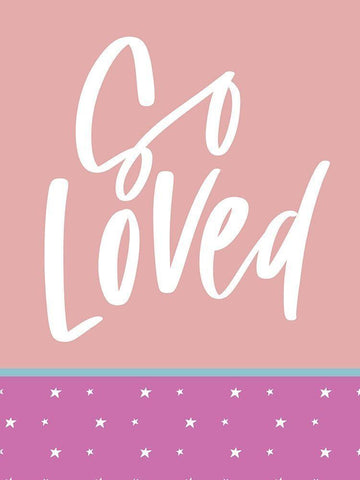 So Loved White Modern Wood Framed Art Print with Double Matting by Wieners, Valerie