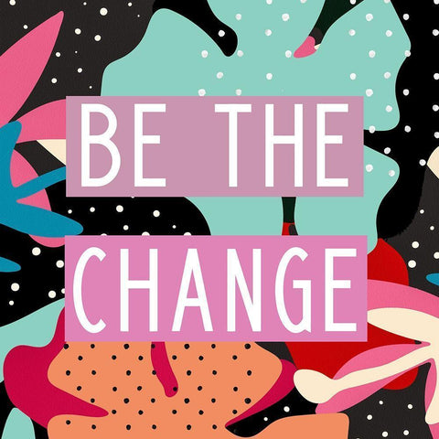 Be the Change Gold Ornate Wood Framed Art Print with Double Matting by Wieners, Valerie